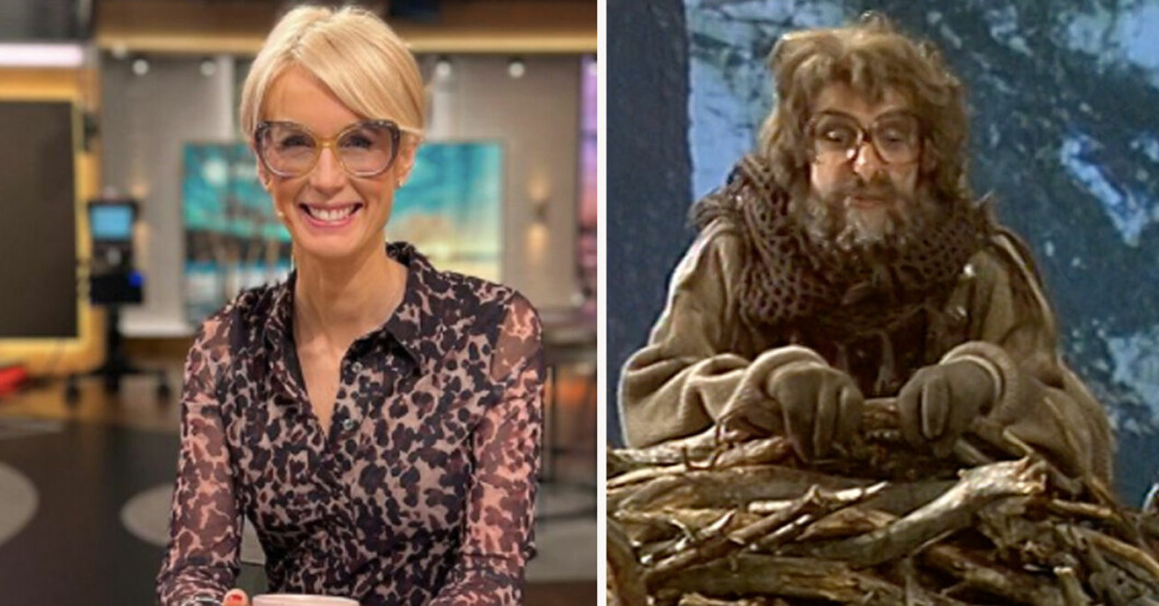 Jenny Strömstedt och karaktären Helge Uggla