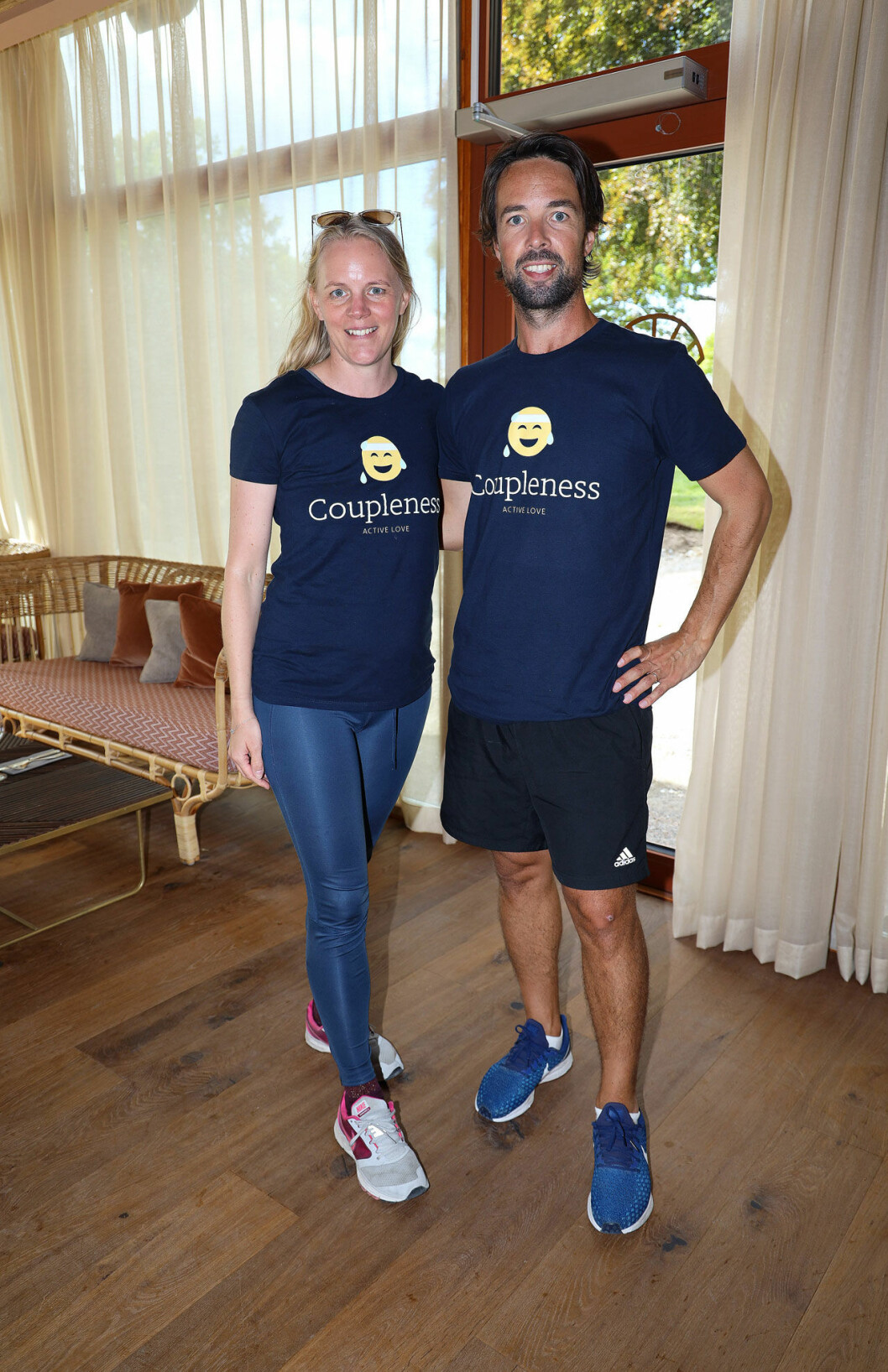 Jenny Holmström och Ted Rosén, grundare av kärleksappen Coupleness och arrangör av turneringen.