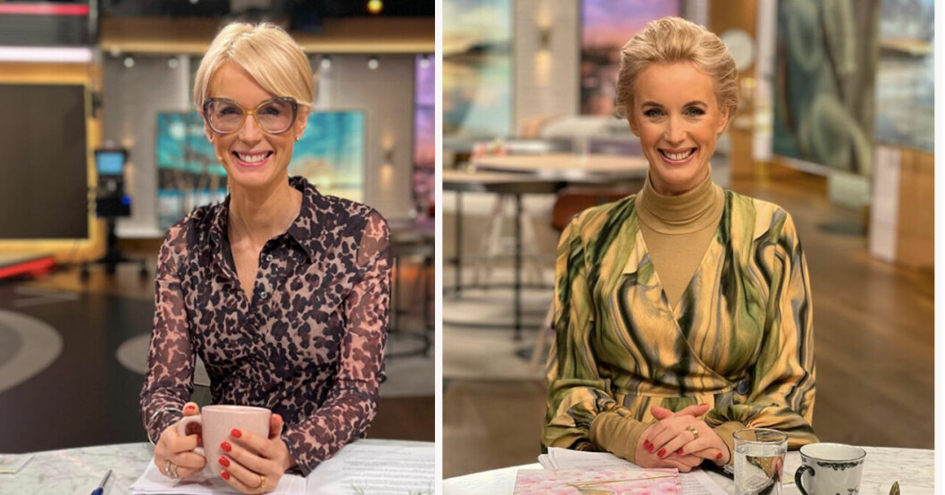 Jenny Strömstedt skippar brillorna! Foto: Instagram/jennystromstedt Jenny Strömstedt i Nyhetsmorgon