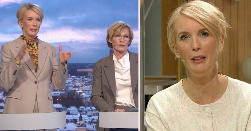 Jenny Strömstedt partiledardebatt TV4