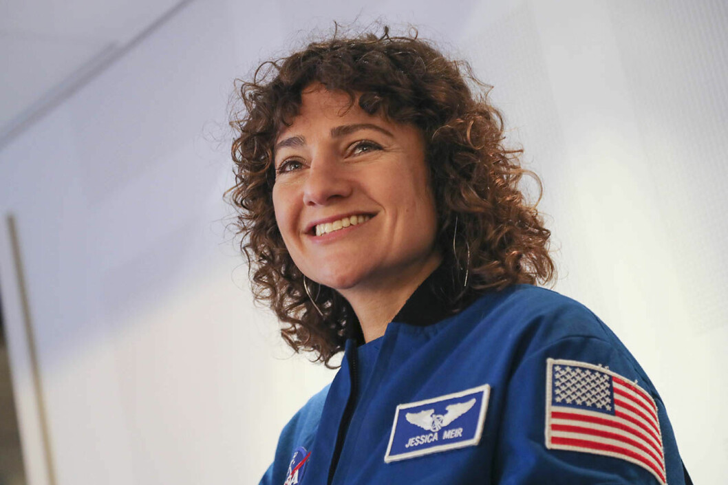 Jessica Meir blir den första svenska kvinnliga astronauten i rymden. Jessica Meir