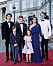 Prins Henrik med pappa Joachim, mamma Marie och syskonen prins Nicolai, prins Felix och prinsessan Athena.