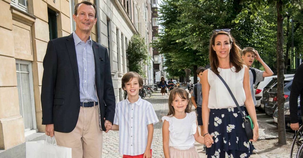 Joachim, Marie och barnen Henrik och Athena