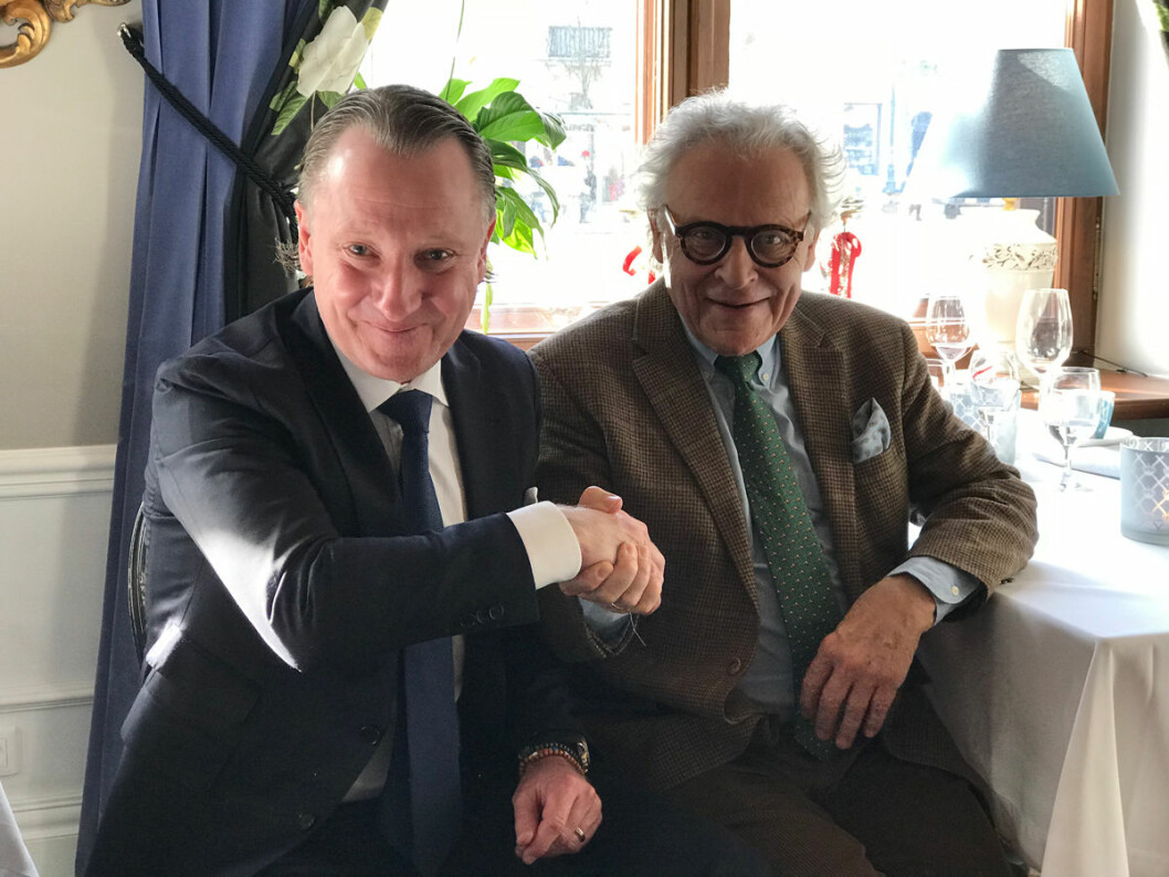 Herman Lindqvist och Johan T Lindwall. Herman Lindqvist och Johan T Lindwall.