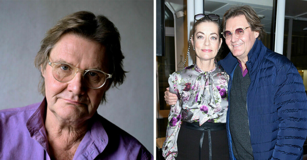 Johan Rabaeus har tvingats leva i ett hem utan ost. Johan Rabaeus och Camilla Thulin