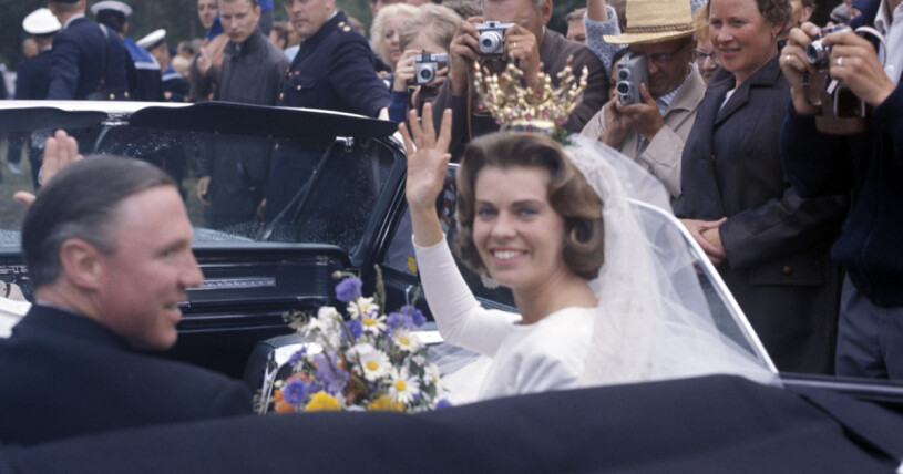 1964 gifte sig prinsessan Margaretha med John Ambeler John Ambeler och prinsessan Margaretha