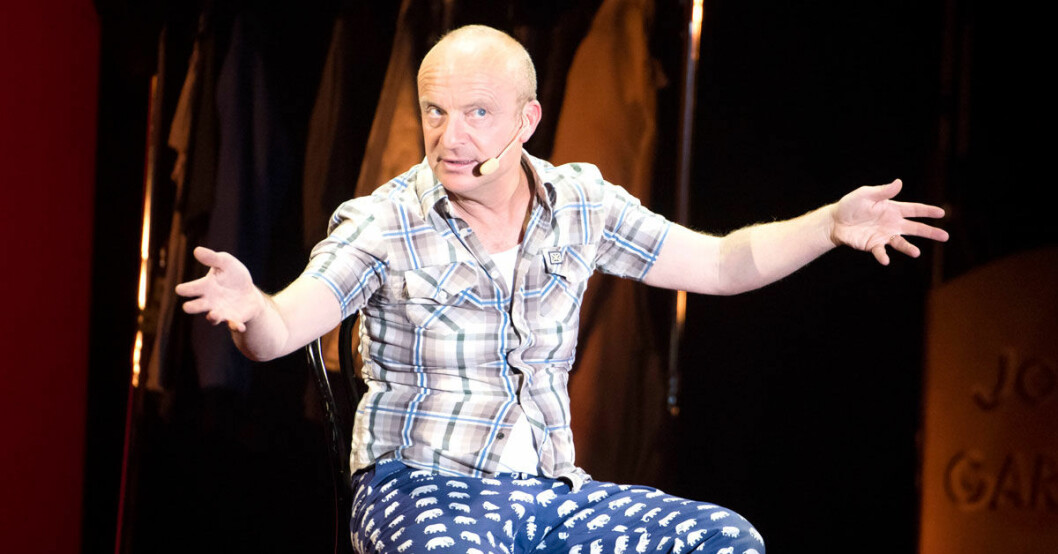 Jonas Gardell var inte nöjd med kulturministern. Foto: Stella pictures
