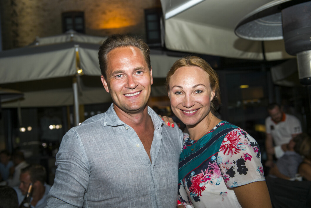 Anders Jensen och Charlotte Perrelli