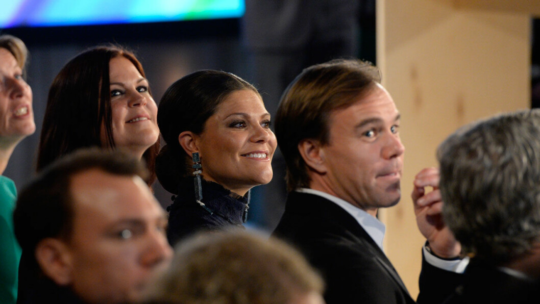H&M:s Karl-Johan Persson och kronprinsessan Victoria. H&M:s Karl-Johan Persson och kronprinsessan Victoria.