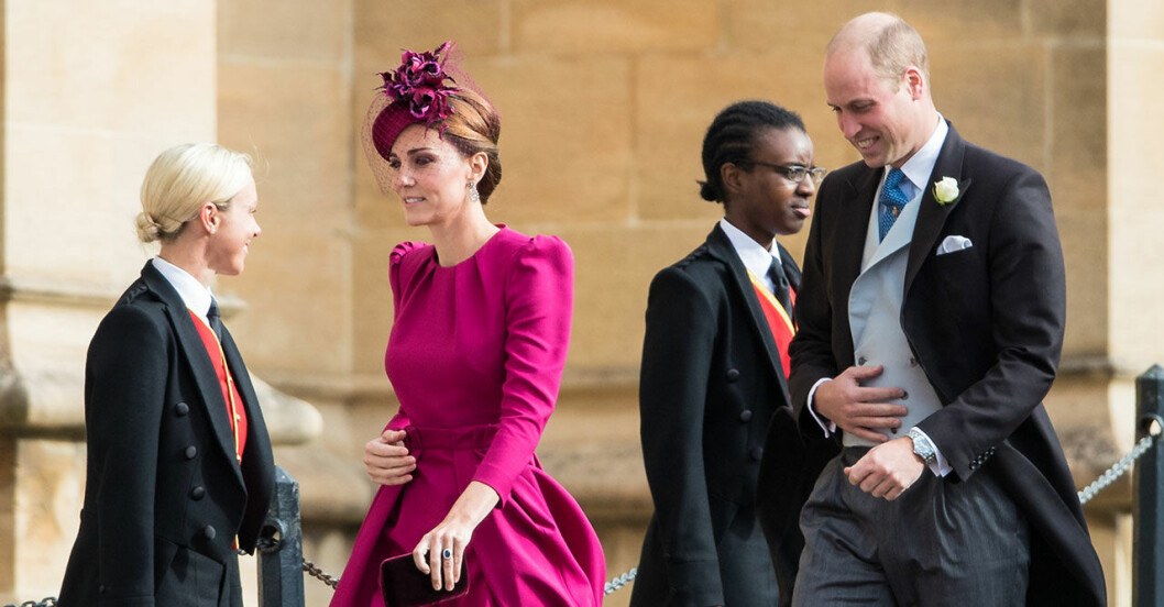 Kate och William på Eugenies bröllop