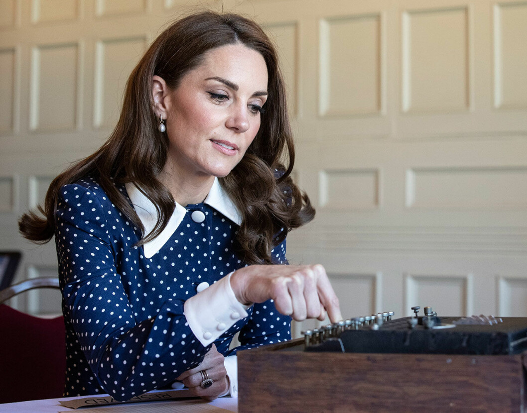 Hertiginnan Kate i Bletchley Park
