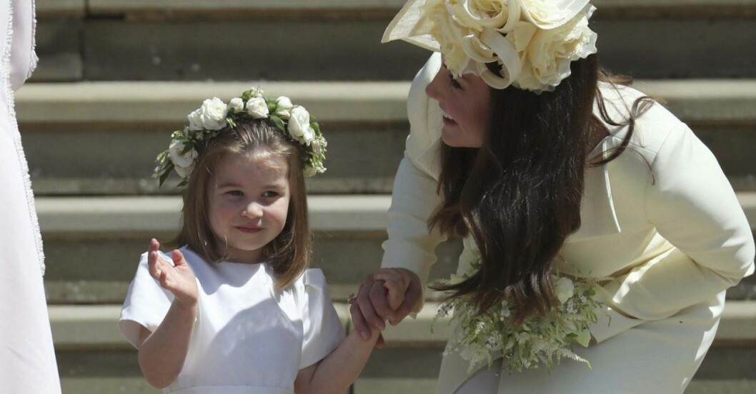 Prinsessan Charlotte och mamma Kate