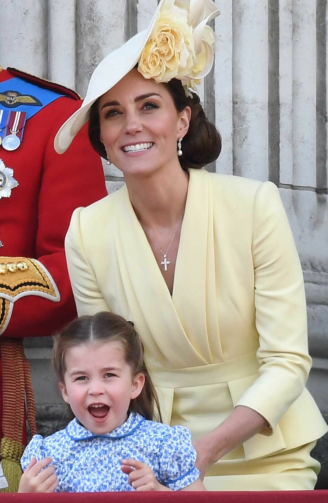 Kate med sin dotter Charlotte. Kate och Charlotte
