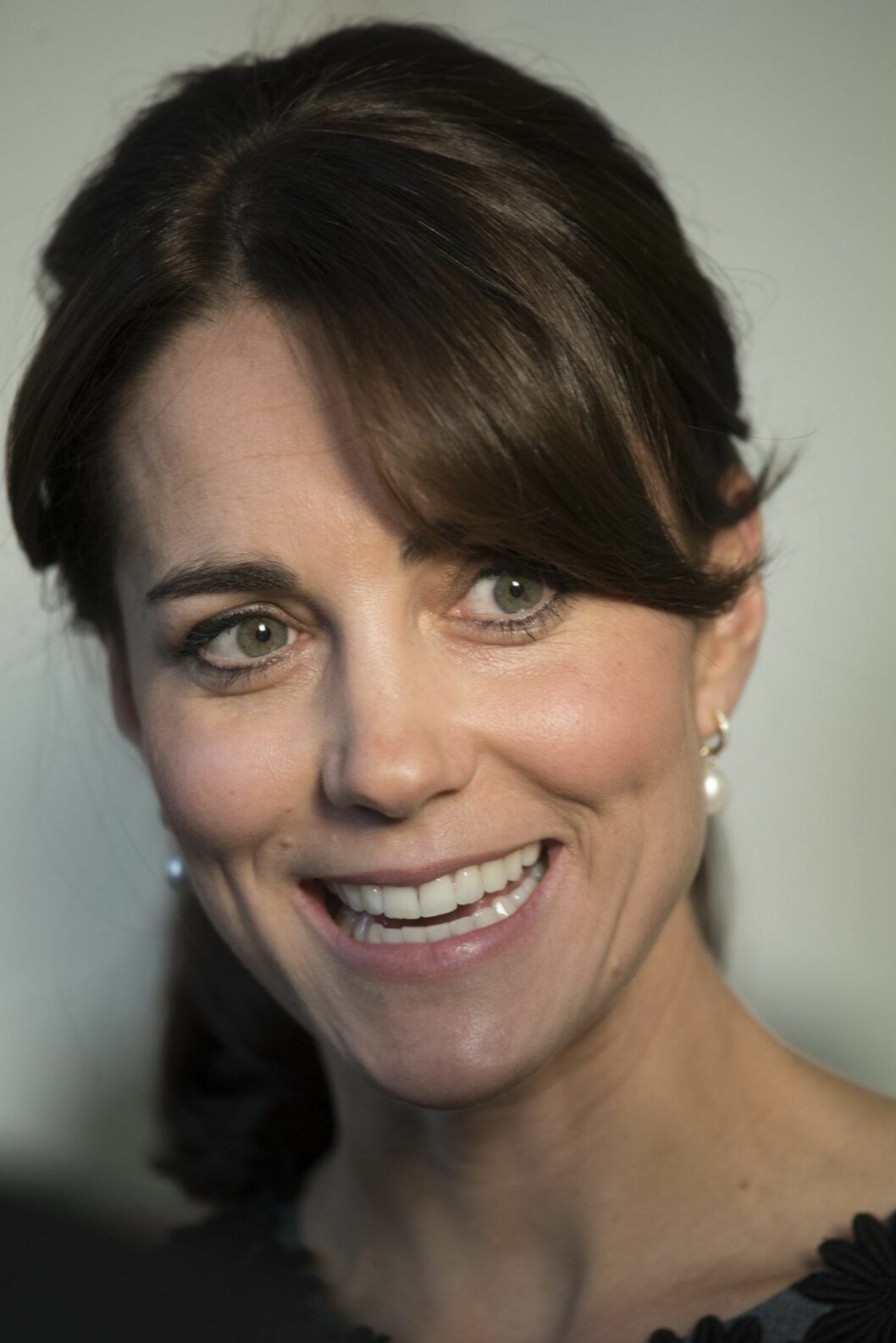 Kate 2015, i sin hyllade – och utskällda – lugg. Kates lugg