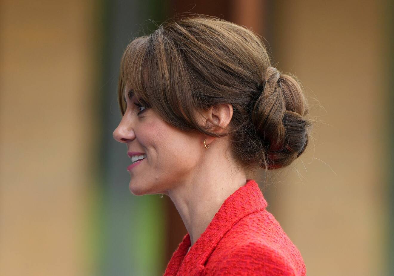Prinsessan Kates nya frisyr i profil