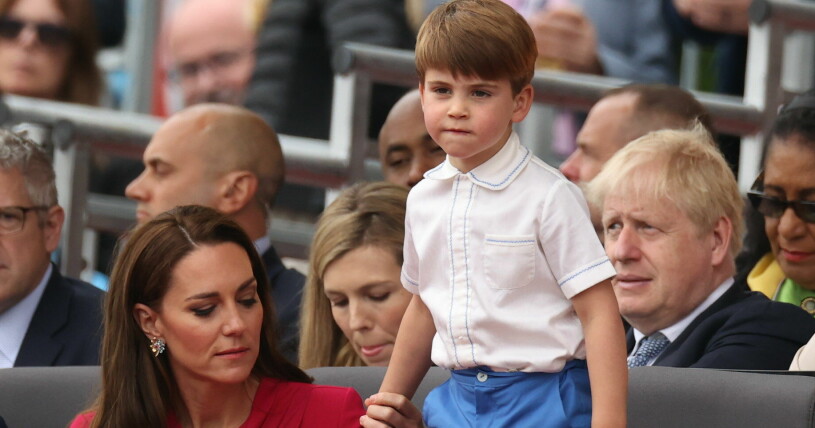 Prins Louis blev rejält uppmärksammad när han spexade loss tidigare i år. Kate och prins Louis