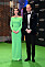 Prinsessan Kate och prins William på prisutdelningen av Earthshot Prize. Prinsessan Kate bär en grön klänning och prins William en mörkblå kostym i sammet.