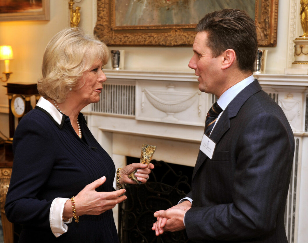 Mr Darcy – förlåt, Sir Keir – charmar prins Charles darling Camilla. Keir Starmer med prins Charles Camilla.