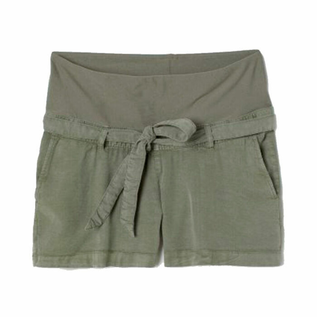 Gröna gravidshorts från H&M