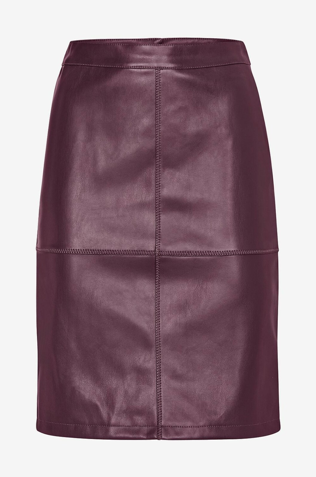 Kjol i burgundy