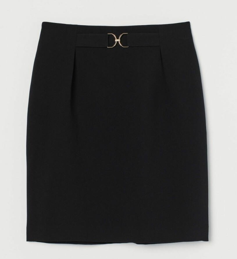 Kjol med spänne H&M