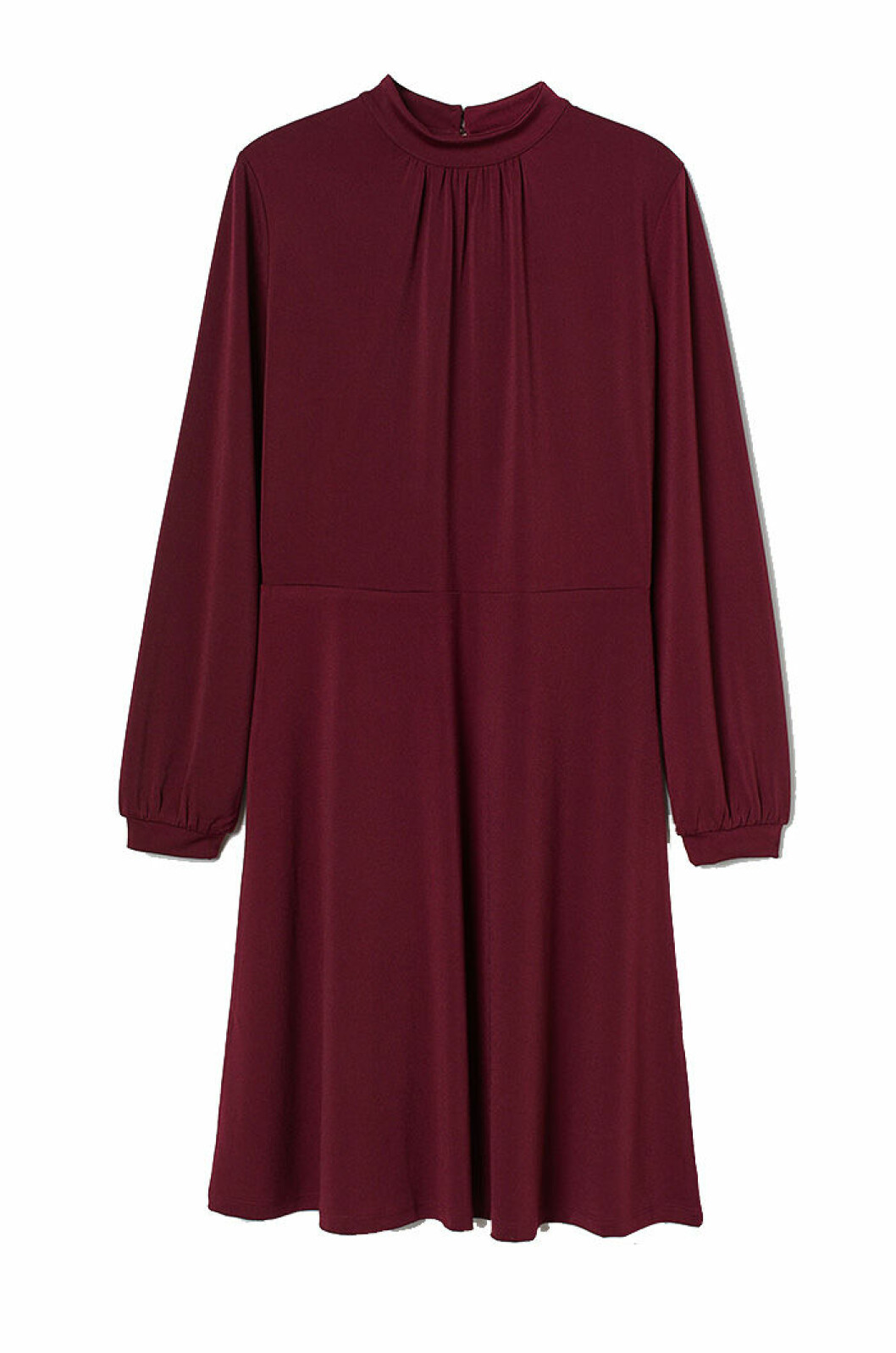 klanning-burgundy-h&m