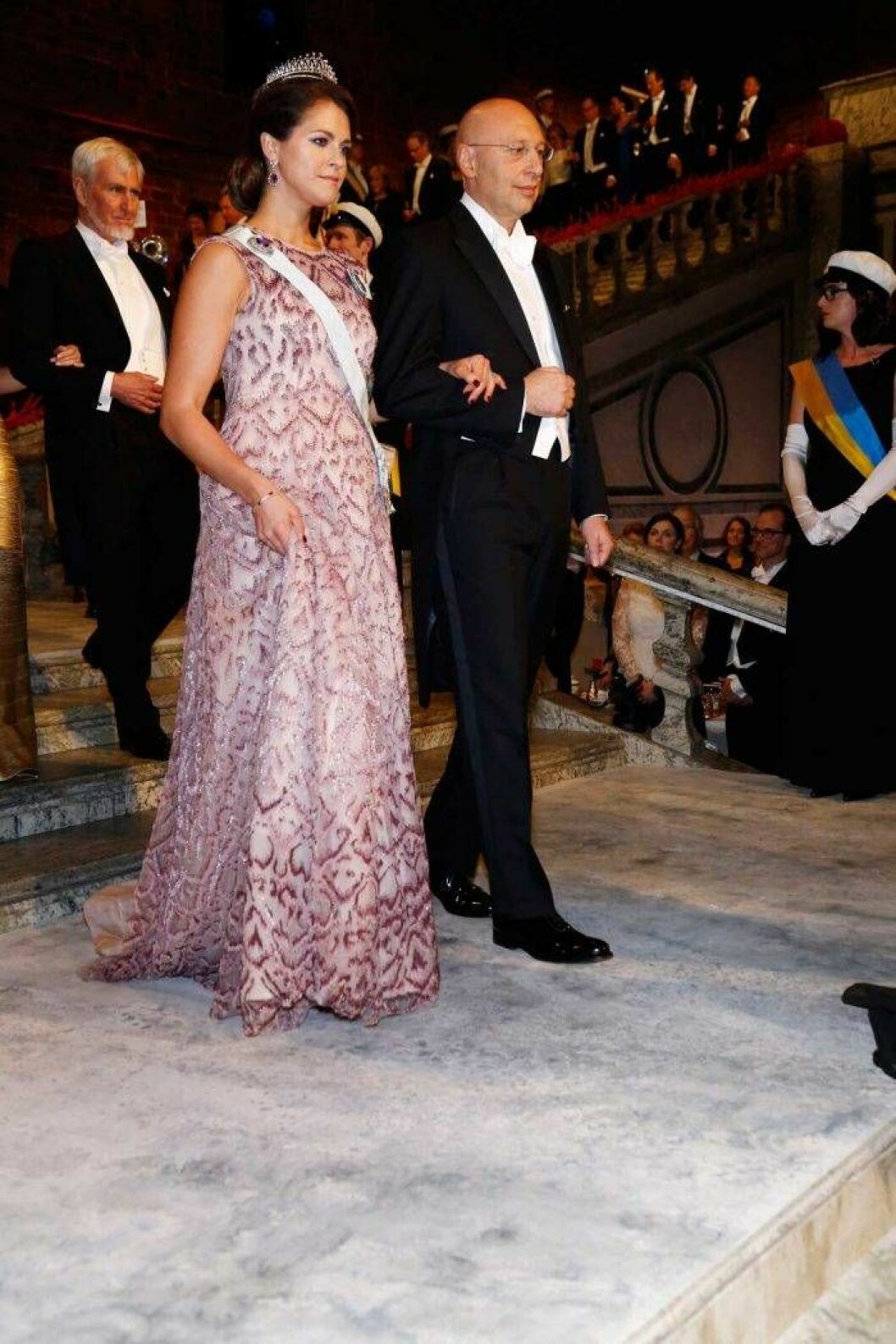 Prinsessan Madeleine på Nobelfesten 2015. Prinsessan Madeleine nobelfesten 2015