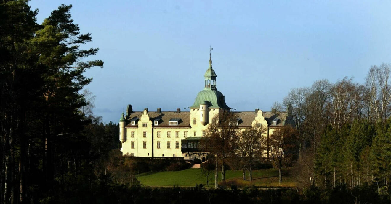 Koberg Slott, där prinsessan Desirée bor
