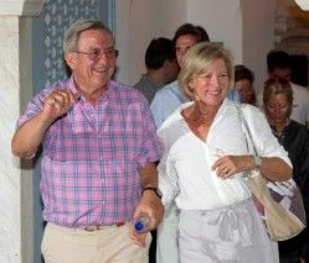 Kung Konstantin och drottning Anne-Marie är populära på ön. Kung Konstantin och drottning Anne-Marie är populära på ön.