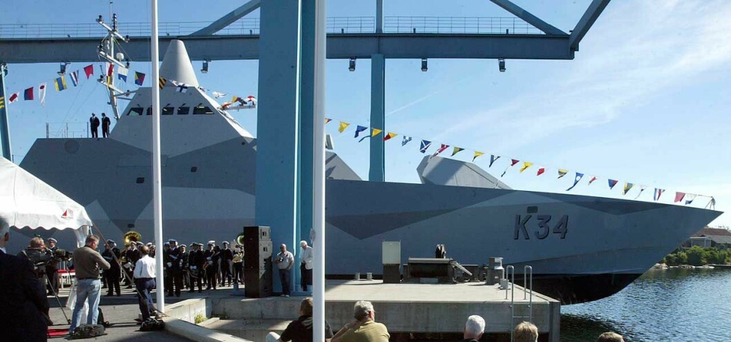 Vår egen svenska stolthet, kustkorvetten HMS Nyköping. Kustkorvetten HMS Nyköping.