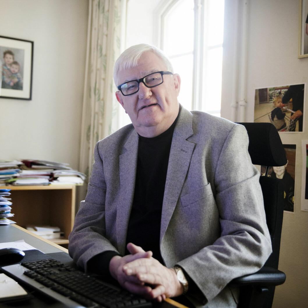 Krister Westerlund var vid sin bortgång 75 år, men fortfarande aktiv som ordförande för patientorganisationen Alzheimer Sverige. Krister Westerlund var vid sin bortgång fortfarande aktiv som ordförande för patientorganisationen Alzheimer Sverige.