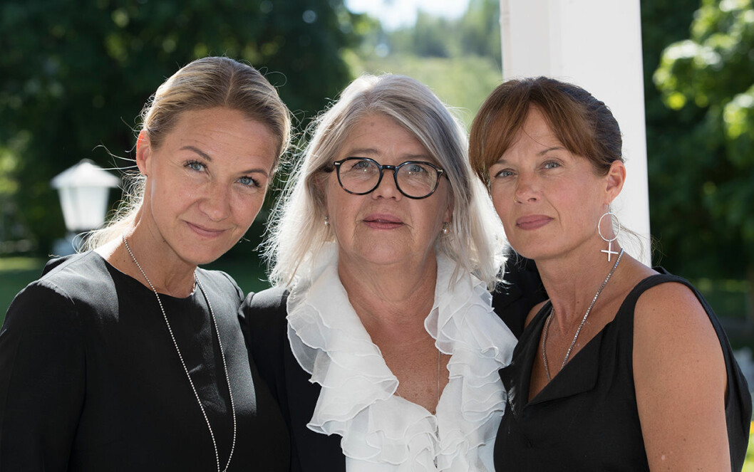 Lill-Babs döttrar; Kristin Kaspersen, Monica Svensson och Malin Berghagen. Lill-Babs döttrar