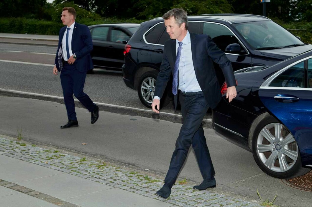 Kronprins Frederik var på plats! kronprins frederik