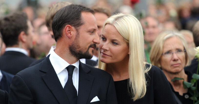Kronprins Hakoon och kronprinsessan Mette-Marit