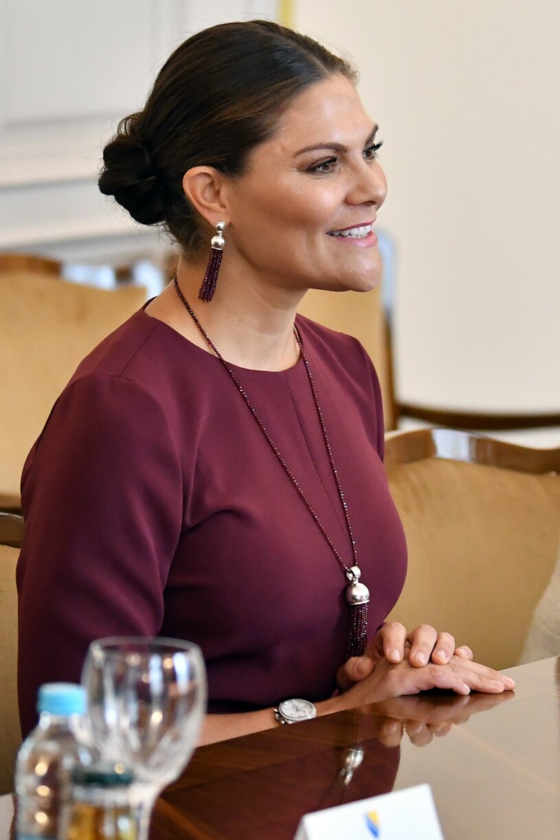 Kronprinsessan i samma topp från Andiata, hösten 2019.