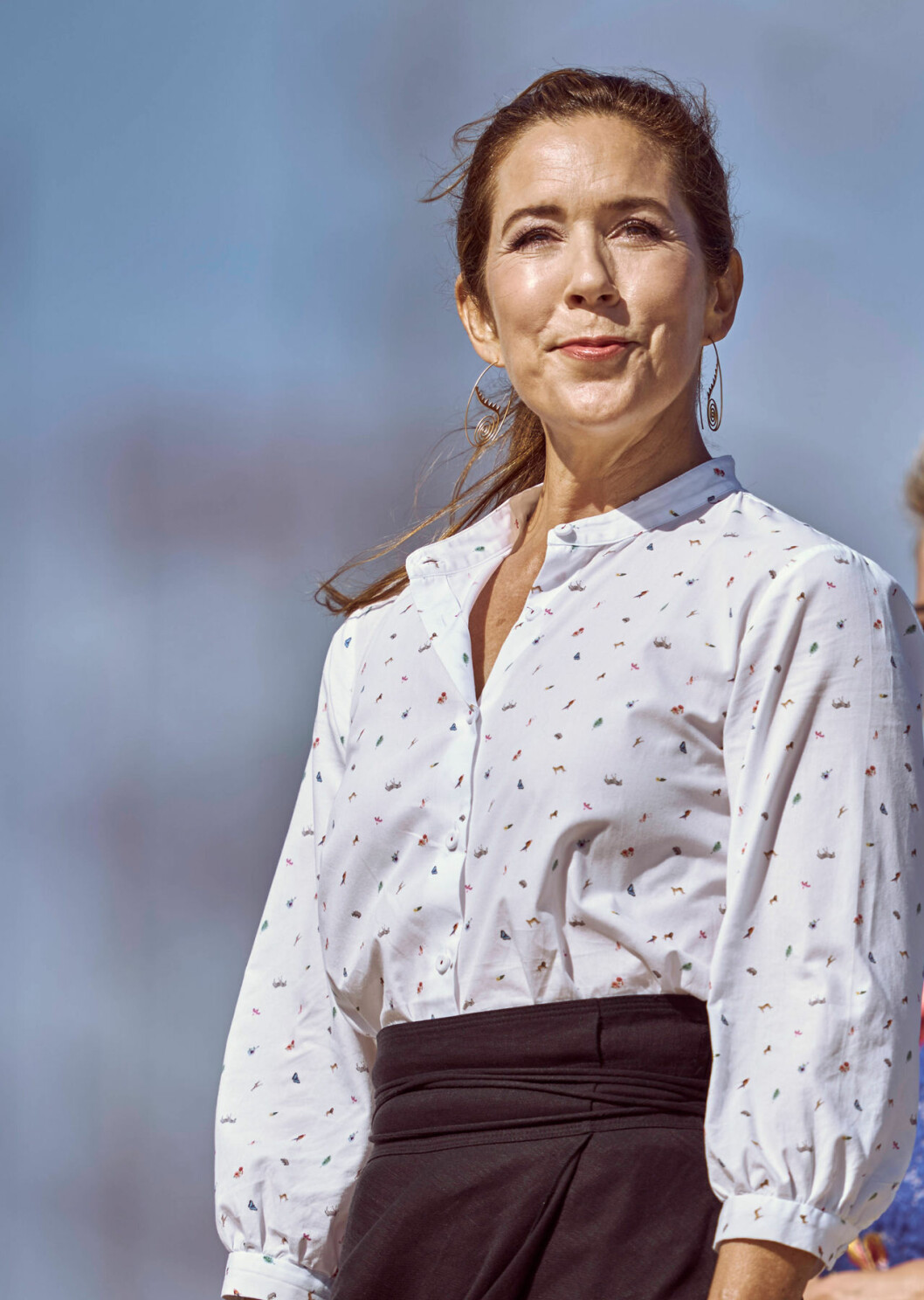 Inte riktigt sitt vanliga strålande jag. Prins Joachims sjukdom har tagit den danska kungafamiljen hårt. Kronprinsessan Mary