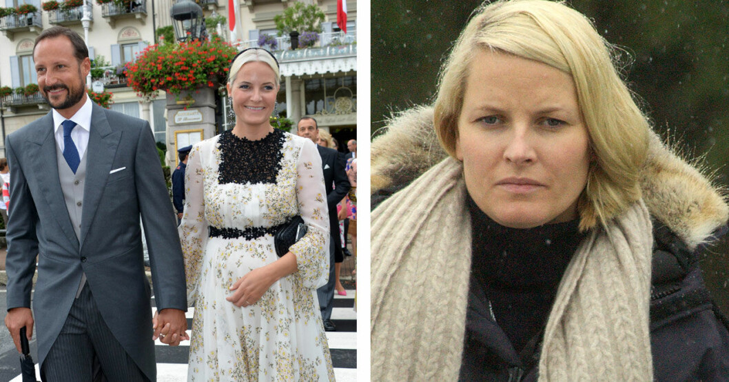 Kronprinsessan Mette-Marit var med om en otäck olycka. Kronprinsessan Mette-Marit