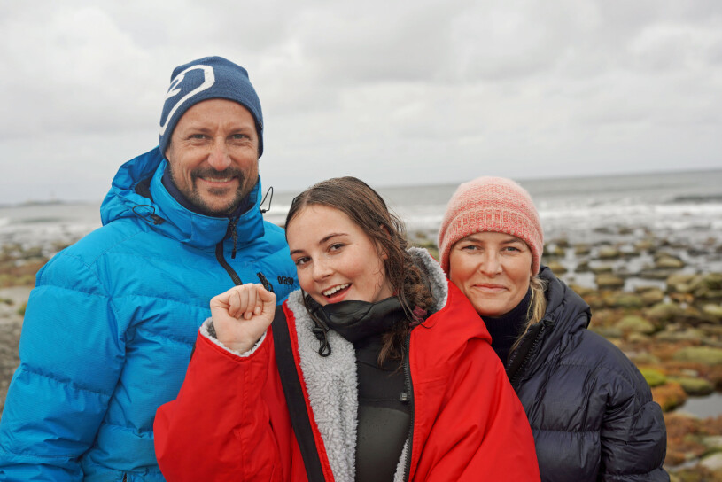 Prinsessan Ingrid Alexandra tog guldet. Kronprinsessan Mette-Marit Prinsessan Ingrid Alexandra Kronprins Haakon