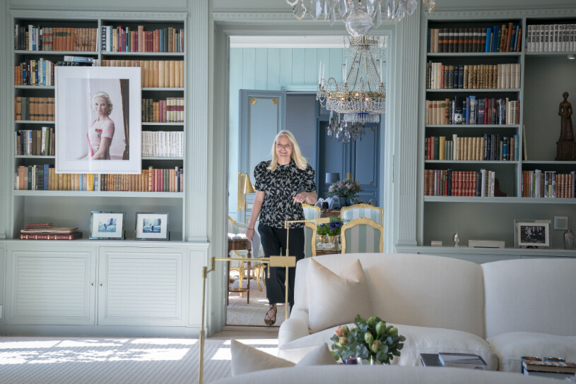 Årets julvärdinna: Kronprinsessan Mette-Marit hemma på sitt Skaugum. Kronprinsessan Mette-Marit Skaugum