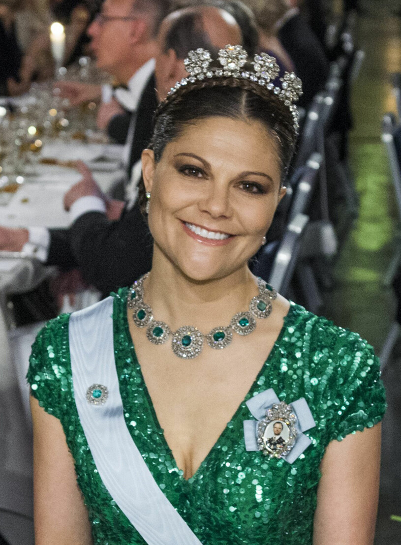 Kronprinsessan på Nobel 2012 – iförd Elie Saab.