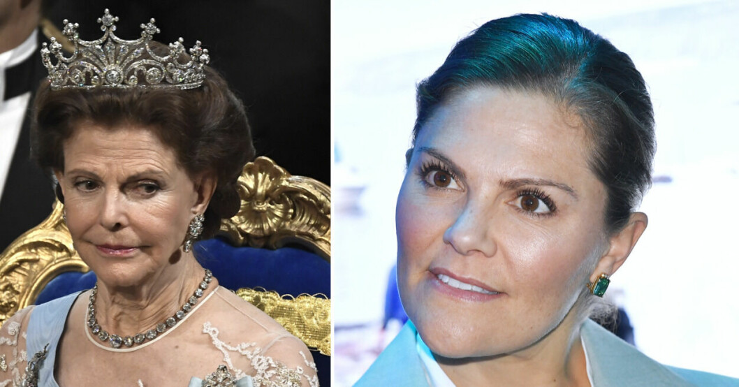 Kronprinsessan Victoria, drottning Silvia