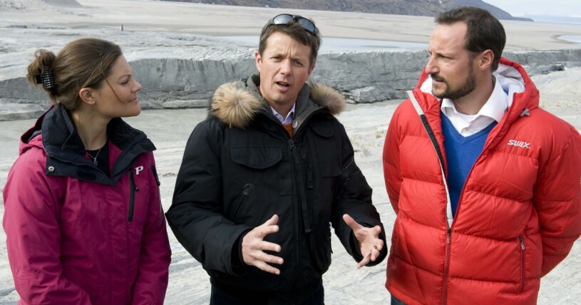 De nordiska tronföljarna på uppdrag tillsammans! Kronprinsessan Victoria, kronprins Frederik och kronprins Haakon