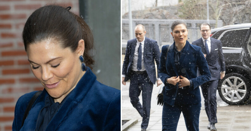Kronprinsessan i vinterns absolut snyggaste kostymset! Kronprinsessan Victoria
