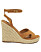 sandal med kilklack av mockaimitation från only
