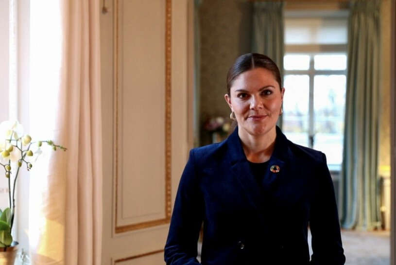 Kronprinsessan Victoria kan njuta av många vackra rum i fil. Kronprinsessan Victoria Haga slott