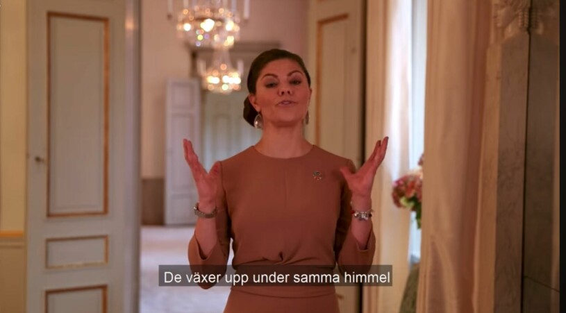 Ett tal till. Kronprinsessan Victoria Haga slott