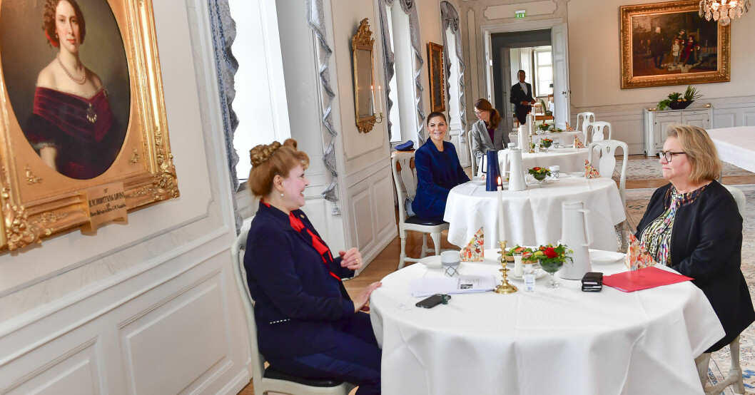 Kronprinsessan Victoria länsbesök Västmanland landshövding Minoo Akhtarzand