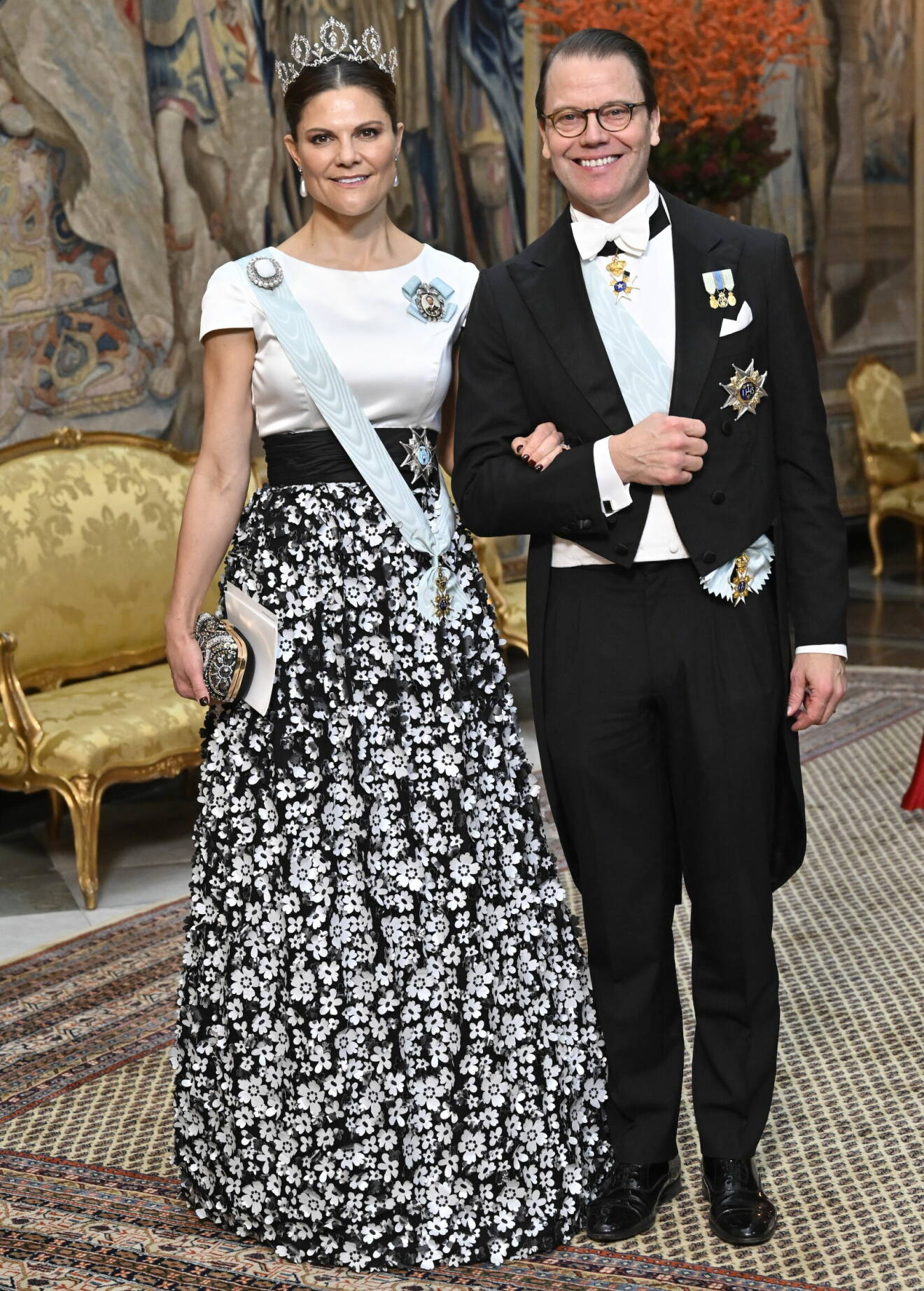Kronprinsessan Victoria och prins Daniel, Kungamiddag Nobel 2023