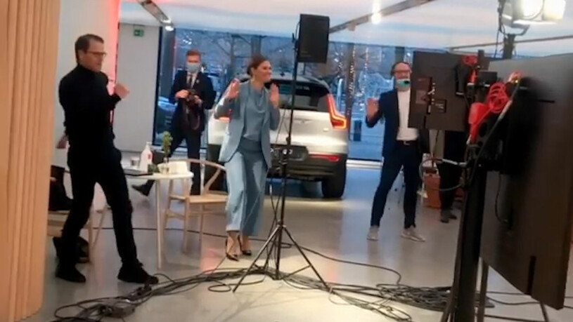 Kolla in stilen! Kronprinsessan Victoria Prins Daniel Dansar Pep Forum 2020