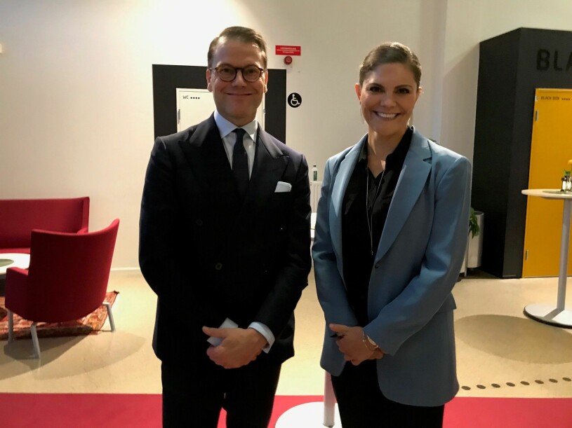 Nej, Victoria och Daniel blir aldrig sura om man råkar säga du! Kronprinsessan Victoria Prins Daniel Eskilstuna intervju P4 Johanna Iggsten